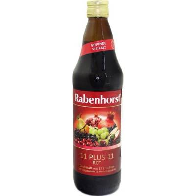 Rabenhorst Šťáva 11 plus 11 multivit. z červeného ovoce 0,75 l