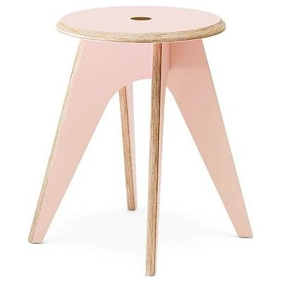 sosone Štokrle Stool - světle růžová HPL