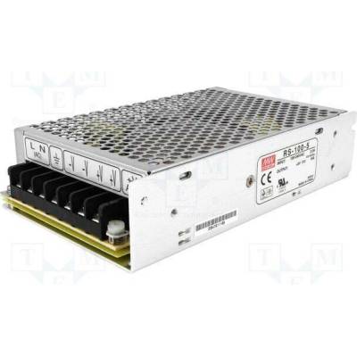 MEAN WELL RS-100-5 Napájecí zdroj: spínaný; k vestavbě,modulový; 100W; 5VDC; 16A