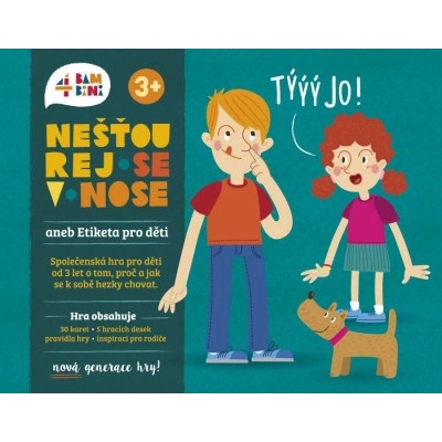 Nešpáraj sa v nose! alebo Etiketa pre deti nová generácia