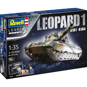 Revell Leopard 1 A1A1 A1A4 obsahuje barvy a lepidlo Gift-Set tank 05656 1:35