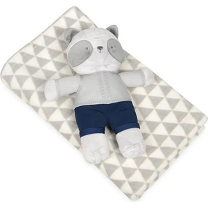 Baby Matex Детско одеяло с плюшена играчка Baby Matex - Carol, Панда (5902675062312) - baby