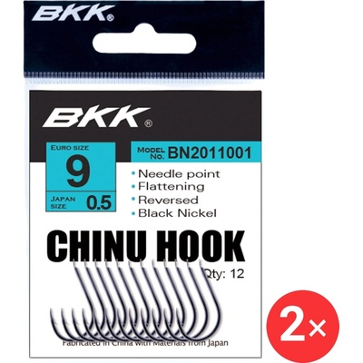 BKK Háček Chinu Diamond Vel. 11 2 × 12 ks