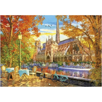 Image 1 of Educa - Puzzle Notre Dame in Autumn - 1 000 piese