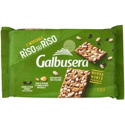 Galbusera celozrnné krekry s pufovanou ryžou 380 g