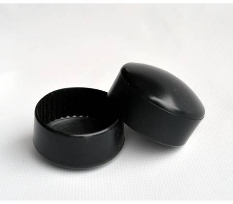 Čepička PVC 60 mm - černá