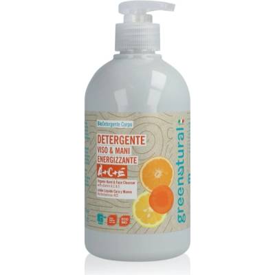 Greenatural tekuté mýdlo na obličej a ruce s vitamíny ACE BIO 500 ml