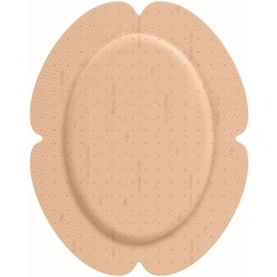 MOLNLYCKE Mepilex Border Flex Oval 15 x 19 cm Obväz na 5 ks