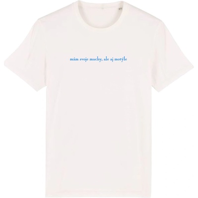 som bohyňa by ema müller tričko Mám svoje muchy ale aj motýle Off white