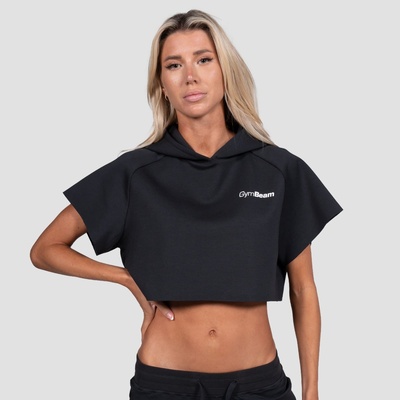 GymBeam Дамски суичър Relay Cropped Black XL