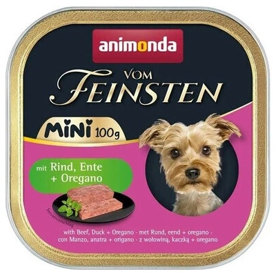 Animonda Vom Feinsten Mini s hovädzím kačacím mäsom a oreganom 100 g