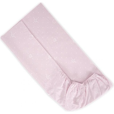Lorelli Чаршаф с ластик Lorelli - Небе, 60 x 120 + 15 cm, розов (20051315902)