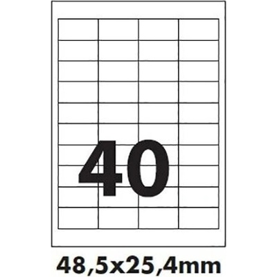 Rayfilm R0ECO.0203A 48,5x25,4 mm bílé 100 listů