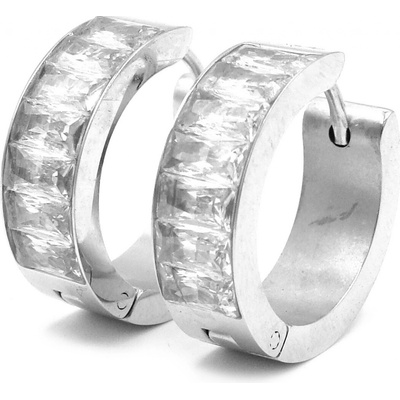 Steel Jewelry náušnice KRUHY chirurgická ocel NS231184