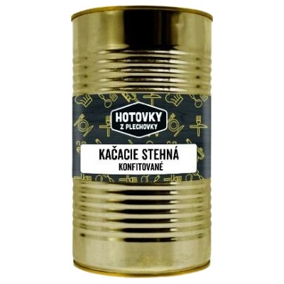 Hotovky z plechokvy Kačacie stehná konfitované 800 g