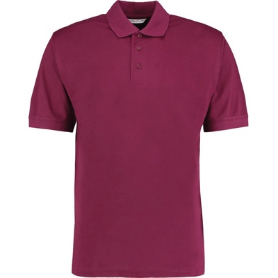 Kustom Kit polokošile Superwash KK 403 Pique krátký rukáv pánská Burgundová