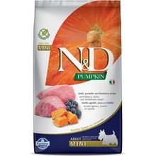 N&D Pumpkin Dog Adult Mini Grain Free Lamb & Blueberry 2,5 kg