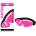 Маска за очи, електриково розов цвят - Electra Blindfold Pink (NSTOYS0949)