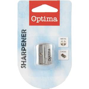 Optima Острилка optima метална с 1 отвор 1 бр. /бланка 100042 (100042)