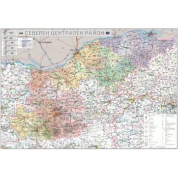Mapmedia Карта на Северен централен район