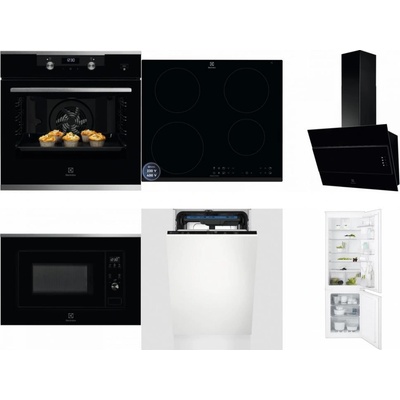 Set Electrolux KODEH70X + LIR60433B + LFV316K + LMS2203EMX + EEM23100L + ENT6TF18S