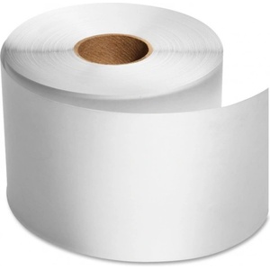 CDRmarket Пластмасова PVC лента, 30 мм x 50 м, F06, бяла, незалепваща, за TTR, ролка (F06030x050)