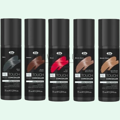 Lisap Professional Milano Lisap Оцветяващ спрей коректор за коса и корени 75 мл. Retouch Root Concealer (1314)