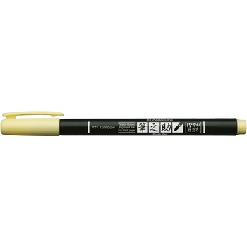 Tombow Маркер Tombow Fudenosuke мек пастел жълт (WS-BS02)