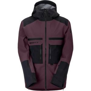 Scott Мъжко ски яке Scott Jacket Vertic Utility 3L Ski jacket - Cocoa Red / Black - размер XL (004-7859-0214)
