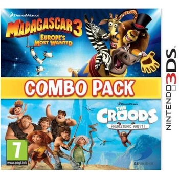 D3 Publisher Combo Pack: Madagascar 3 Europe’s Most Wanted & The Croods Prehistoric Party (3DS)