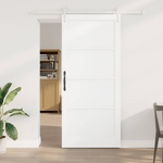 vidaXL Преплъзваща се врата ORKDAL 93 x 211 cm Инженерна дървесина (3450255)