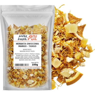 Kol-Pol OVOCNÝ ČAJ MANGO TANGO Ananas Mango Pomeranč Šafrán 100 g