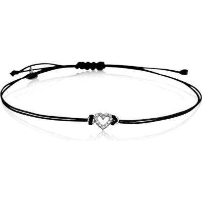 Kabbalah náramek bílé zlato se zirkony, 585-66-5-0006.1B00.0.00.001.cr