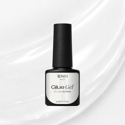 ENII NAILS Glue Gel NO HEMA Profesionální gelové lepidlo na tipy UV/LED 5 ml – Zboží Dáma