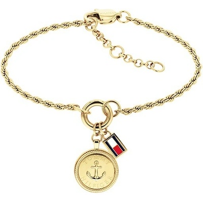 Tommy Hilfiger Luxusný pozlátený náramok Nautical Charms 2781030
