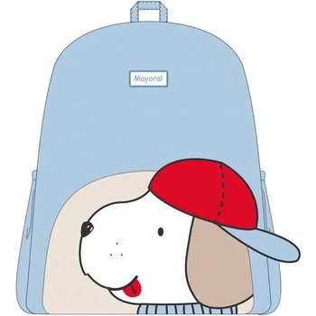 Mayoral Раница за детска градина кученце в синьо за момче Mayoral