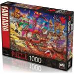 KS Games Авторски пъзел от 1000 части - Полетът (68x48)