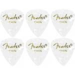 Fender 351 Shape Premium 6 White Moto Перце за китара (098-2351-105-6PACK-SET)