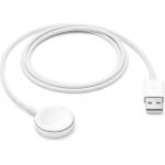 Apple Watch Ultra 3 49 мм / Series 11 46 мм / Series 11 42 мм APPLE настолно зарядно устройство с USB за бързо зареждане, наследник на MW6A3ZM/A, БЯЛО (MW6A3ZE/A)