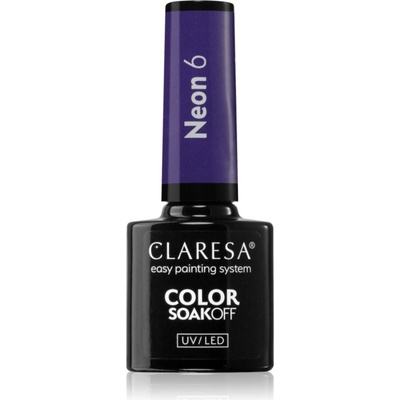 Claresa SoakOff UV/LED Color Neon гел лак за нокти цвят 6 5 гр