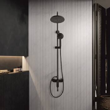 Image 1 of Inter Ceramic Душ колона за баня Torino черен мат