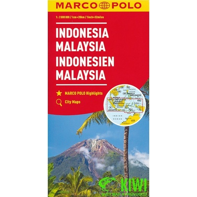 Indonesie Malajsie mapa 1:2M MD