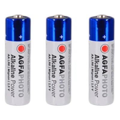 Батерии AGFA PHOTO алкaлни LR06 AA 1.5V (3бр) - Код W4213 (W4213)
