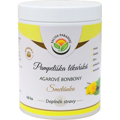 Salvia Paradise Pampeliška lékařská agarové bonbony 60 ks