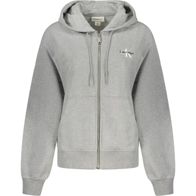 Calvin Klein Women's Zipped Sweatshirt Grey