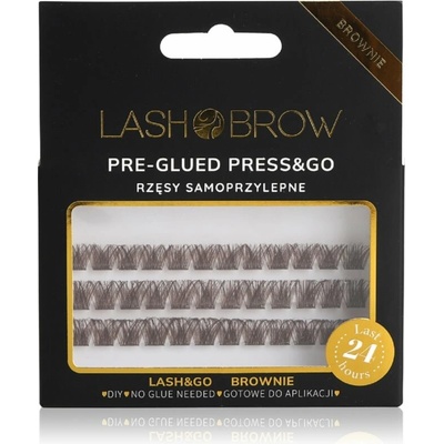 Lash Brow Press&Go Self-Adhesive Eyelashes samolepiace trsové riasy Party Fever Brownie 1 ks