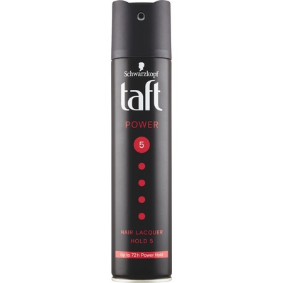Taft Power, lak na vlasy mega silná fixácia, sila fixácie 5, 250 ml