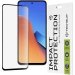 Techsuit Протектор за Xiaomi Redmi 12 4G / 12 5G / 13 / Poco M6 4G - 111D Full Cover / Full Glue Glass - Черно