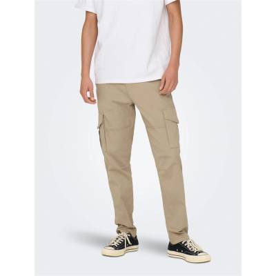Only and Sons Панталони Only and Sons Men's Dean Cargo Trousers - Crockery