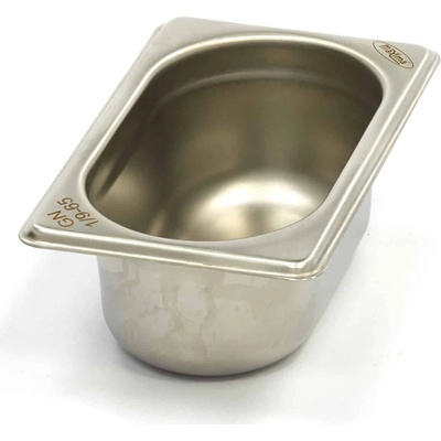 Maxima Gastronádoba 1/9 GN - 6,5 cm hlboká - 17,6 x 10,8 cm - nerezová oceľ